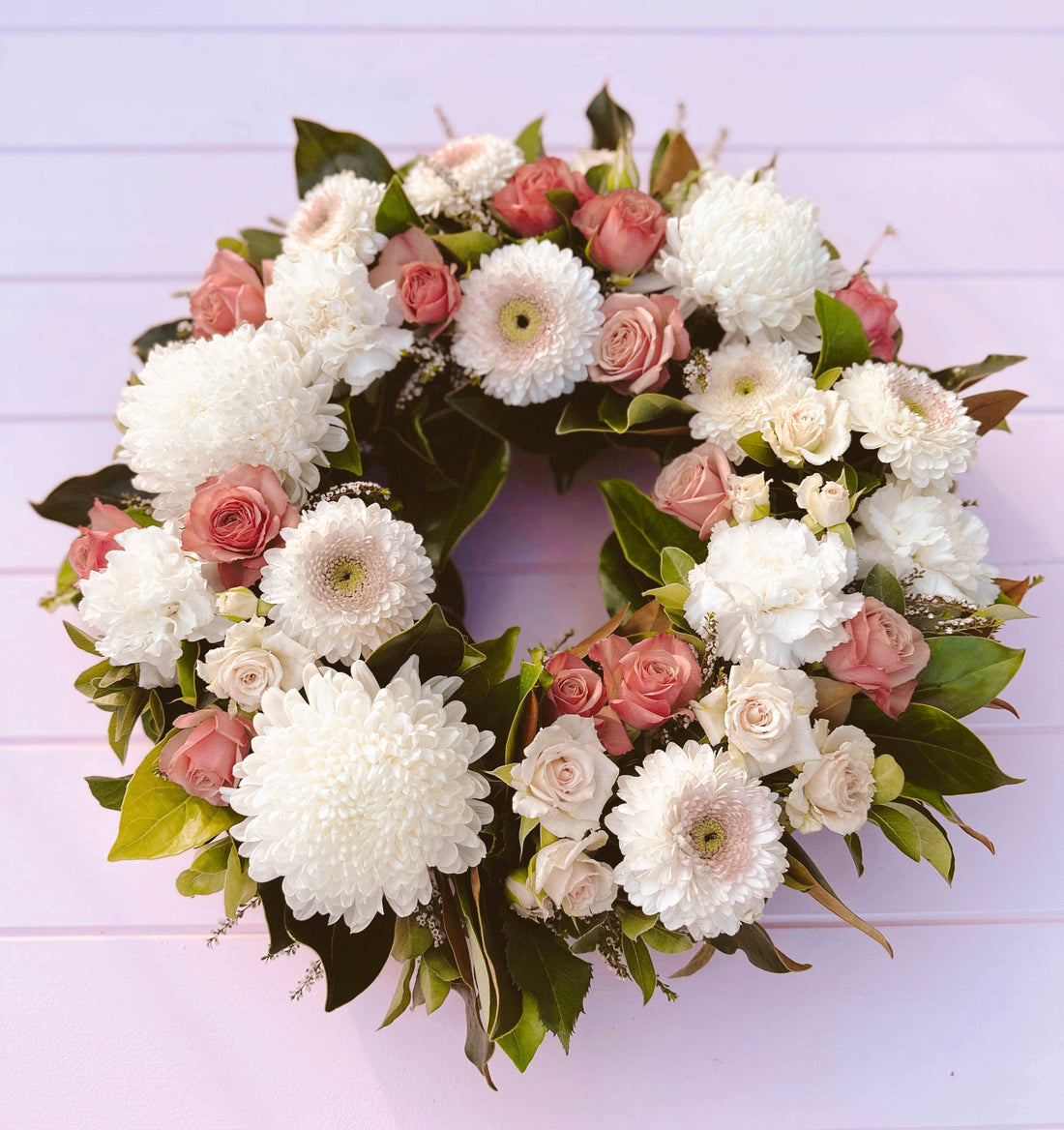 Bloom flower wreath. Bloom and Rocket Florist Brisbane.