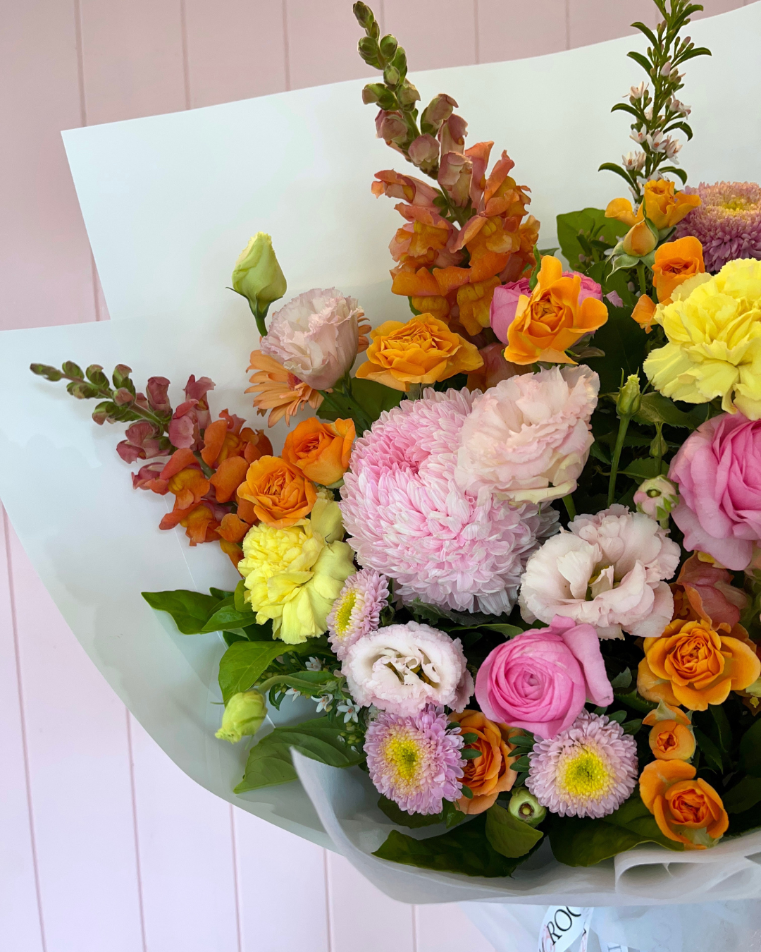 Bouquet. Citrus Sorbet. Bloom and Rocket Florist. Brisbane flower delivery.