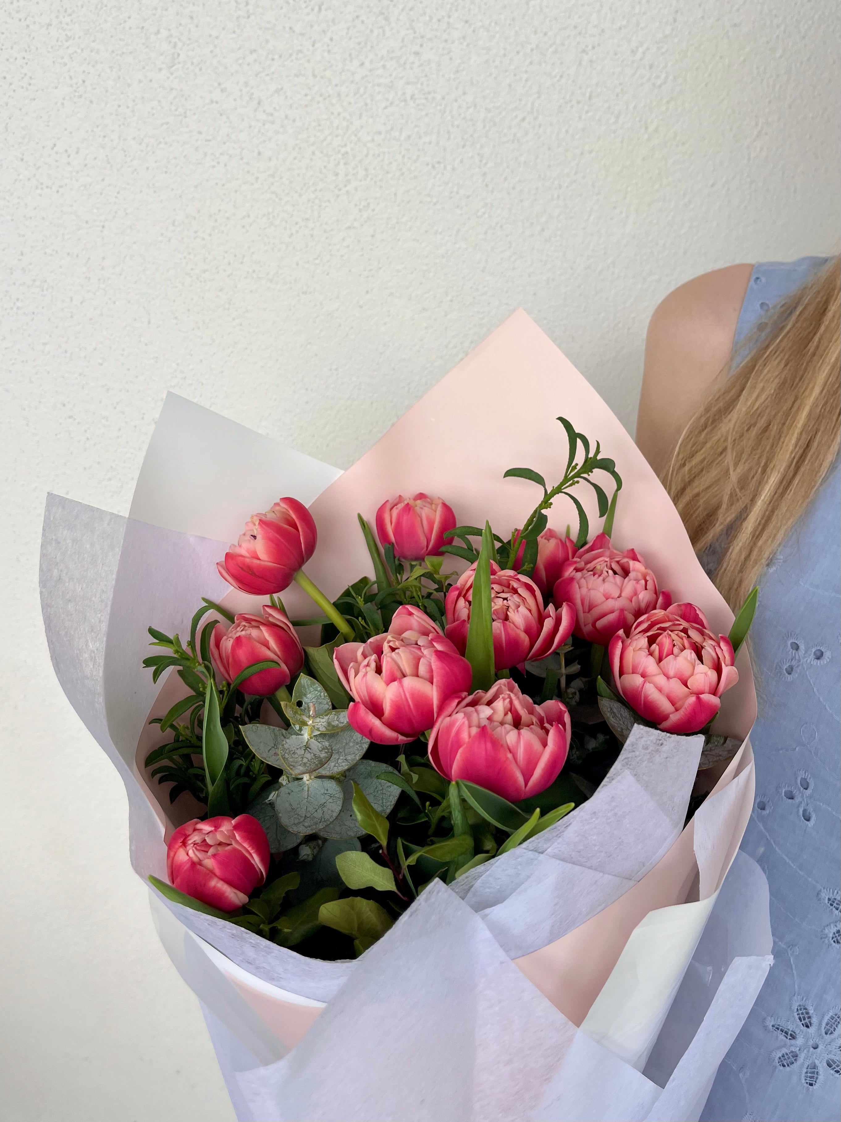 Bouquet of tulips. Bloom and Rocket Florist. Brisbane Flower Delivery.