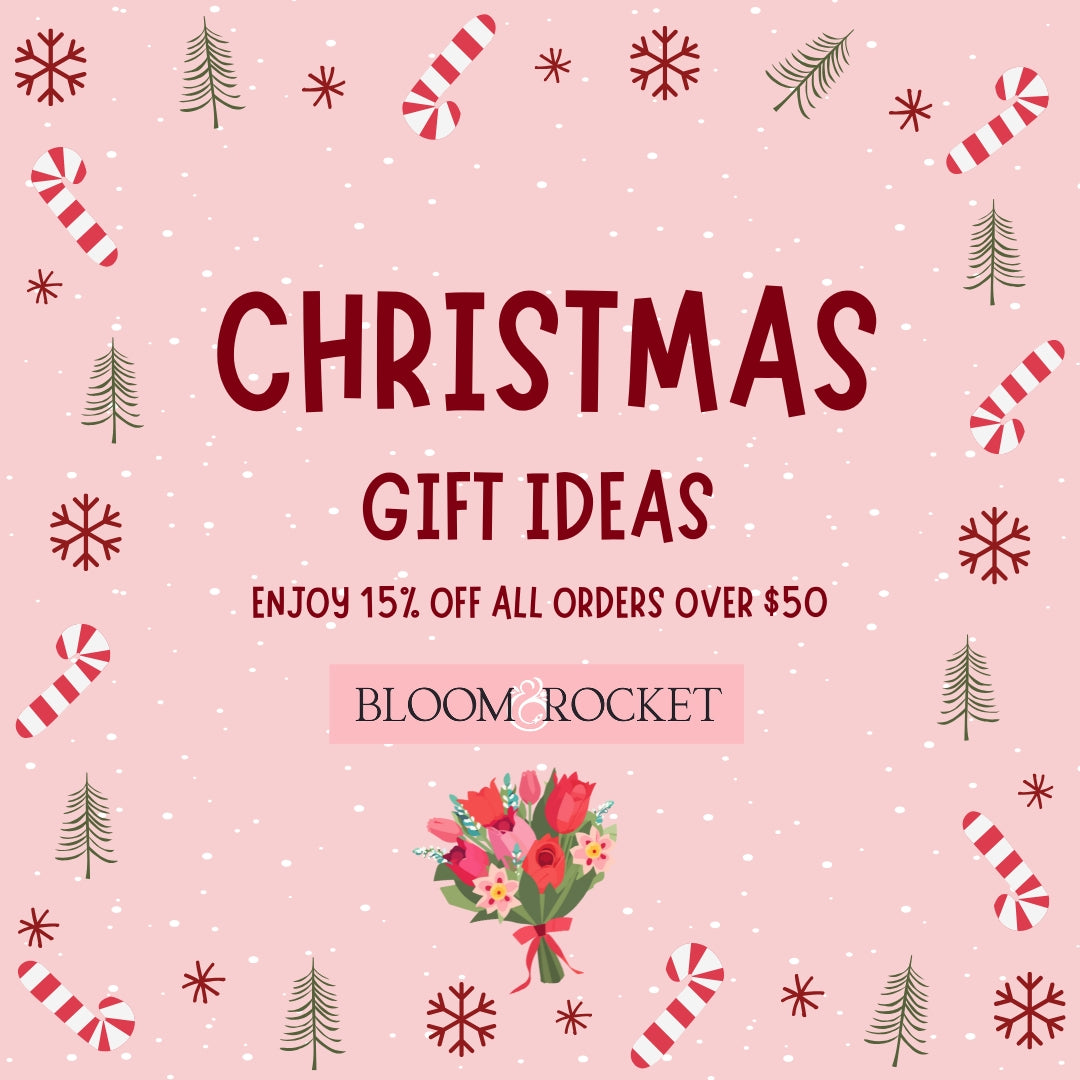 Christmas gift ideas with 15% off all orders over $50 at Bloom & Rocket, Taringa, Brisbane.