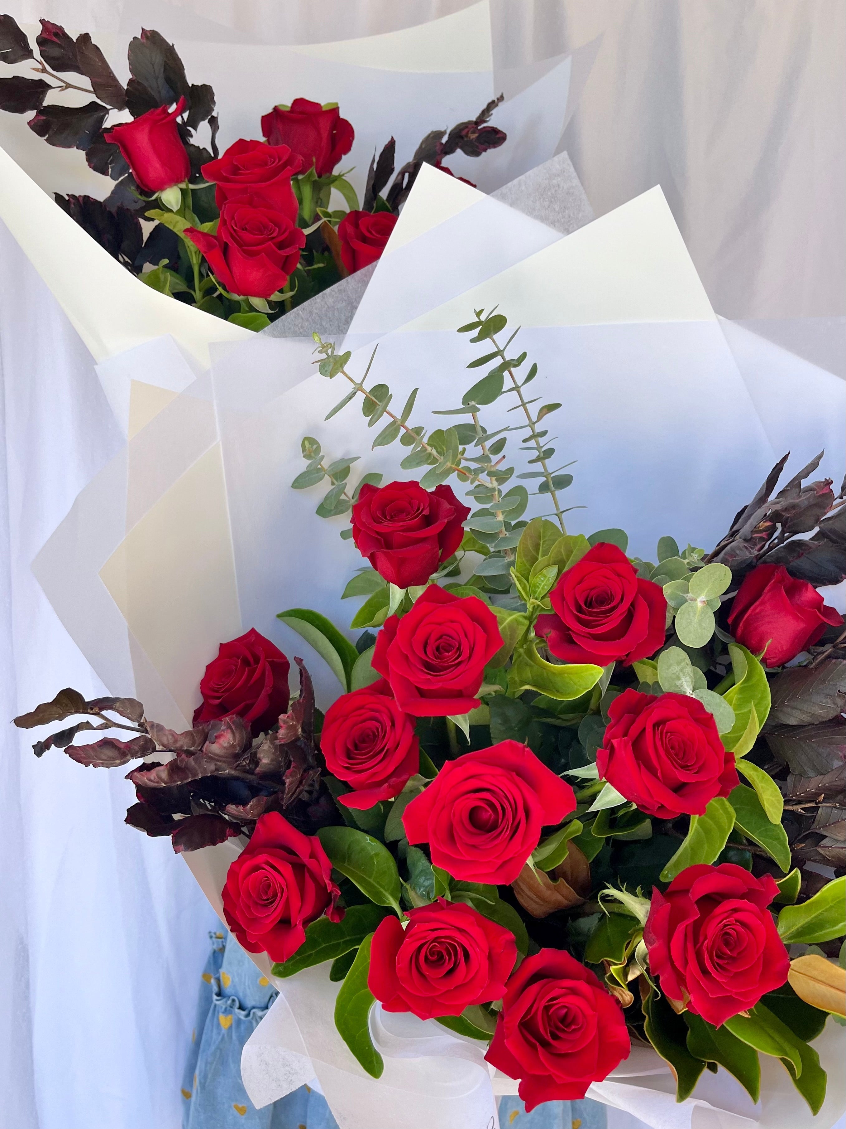 Valentine's Blooms from Bloom & Rocket, Taringa, Brisbane. Same day delivery available, order online now for guaranteed Valentine's Day delivery.