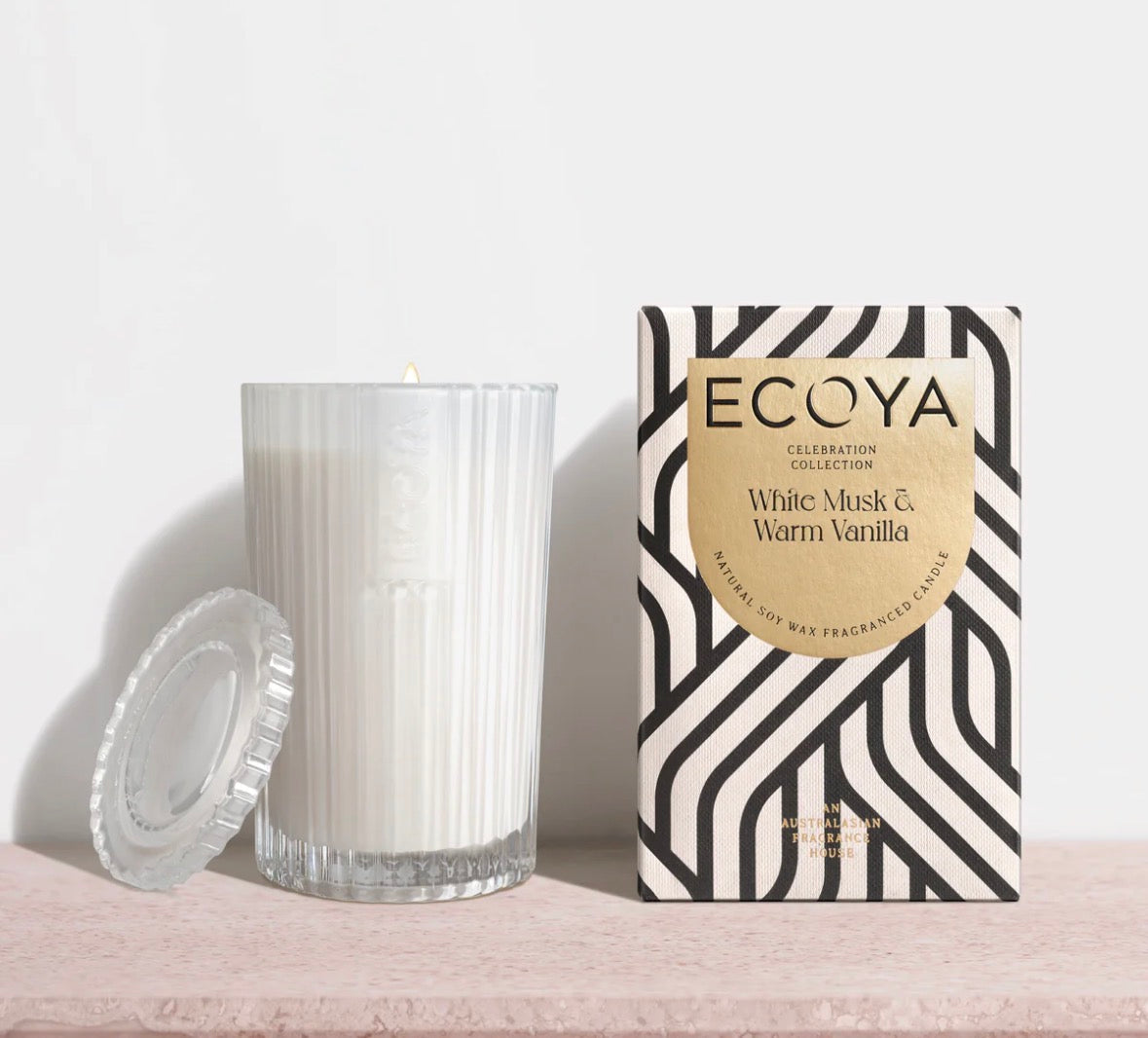 Ecoya Celebration candle. Bloom and Rocket Florist. Brisbane. Same day delivery.