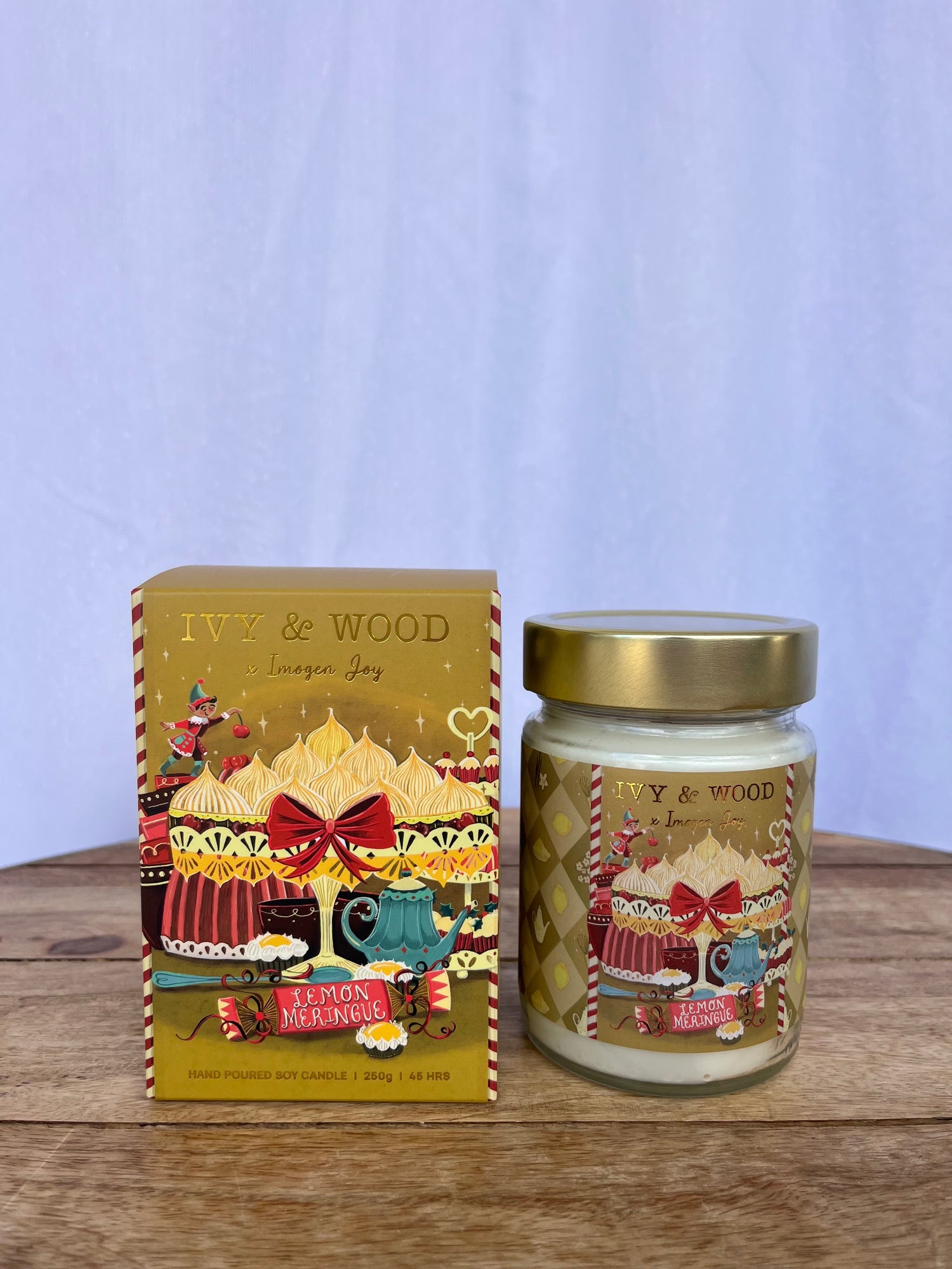 Ivy &amp; Wood Christmas Candle