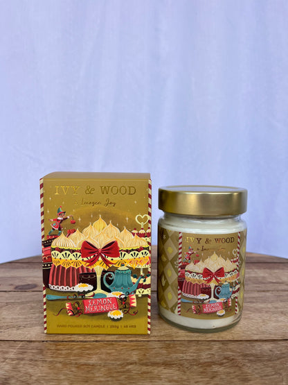 Ivy &amp; Wood Christmas Candle
