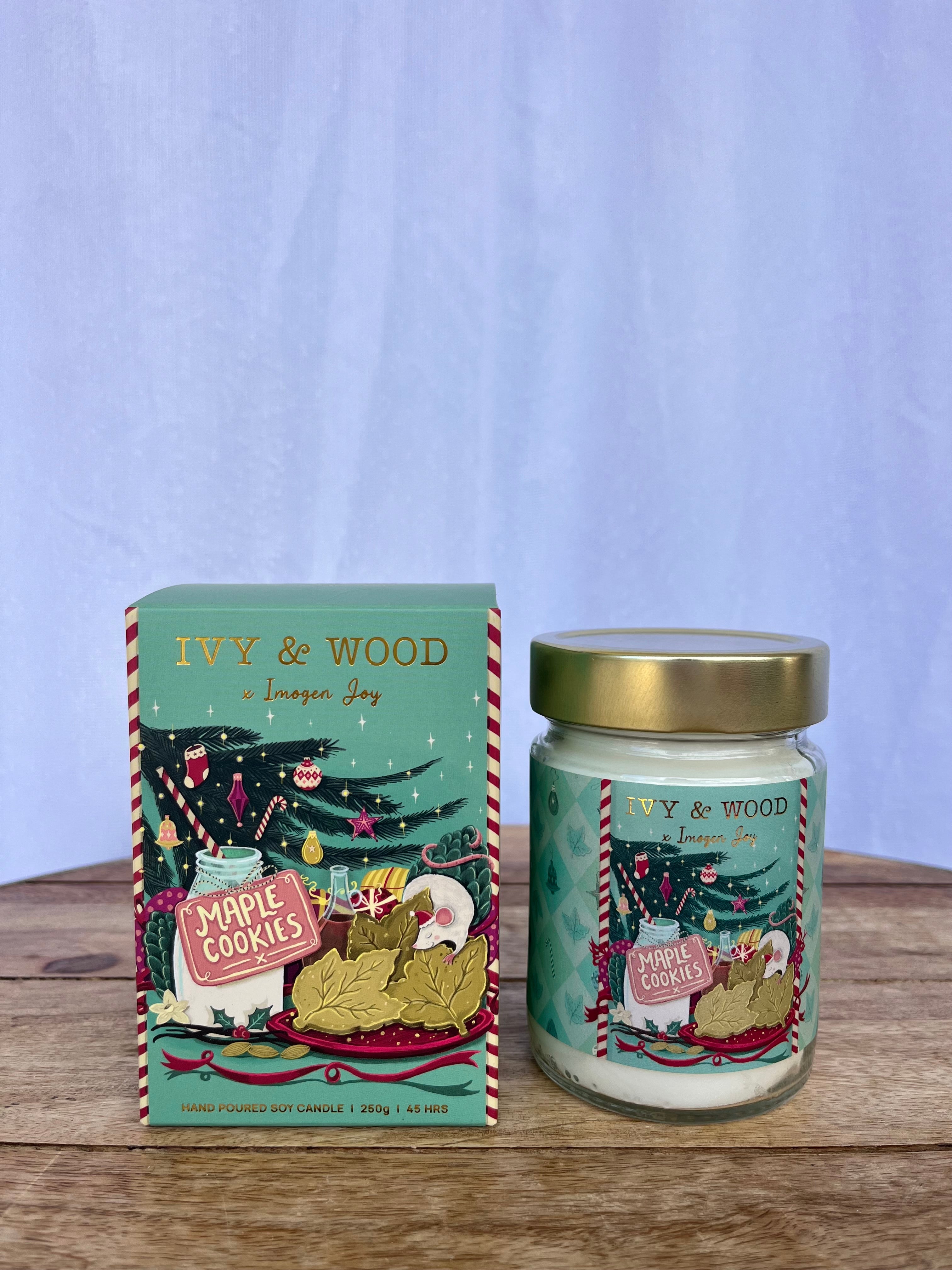 Ivy &amp; Wood Christmas Candle