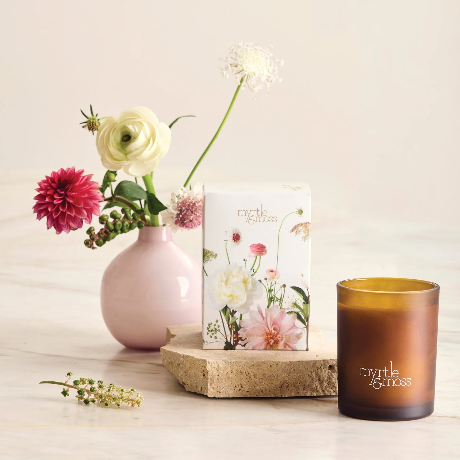 Myrtle &amp; Moss Candle