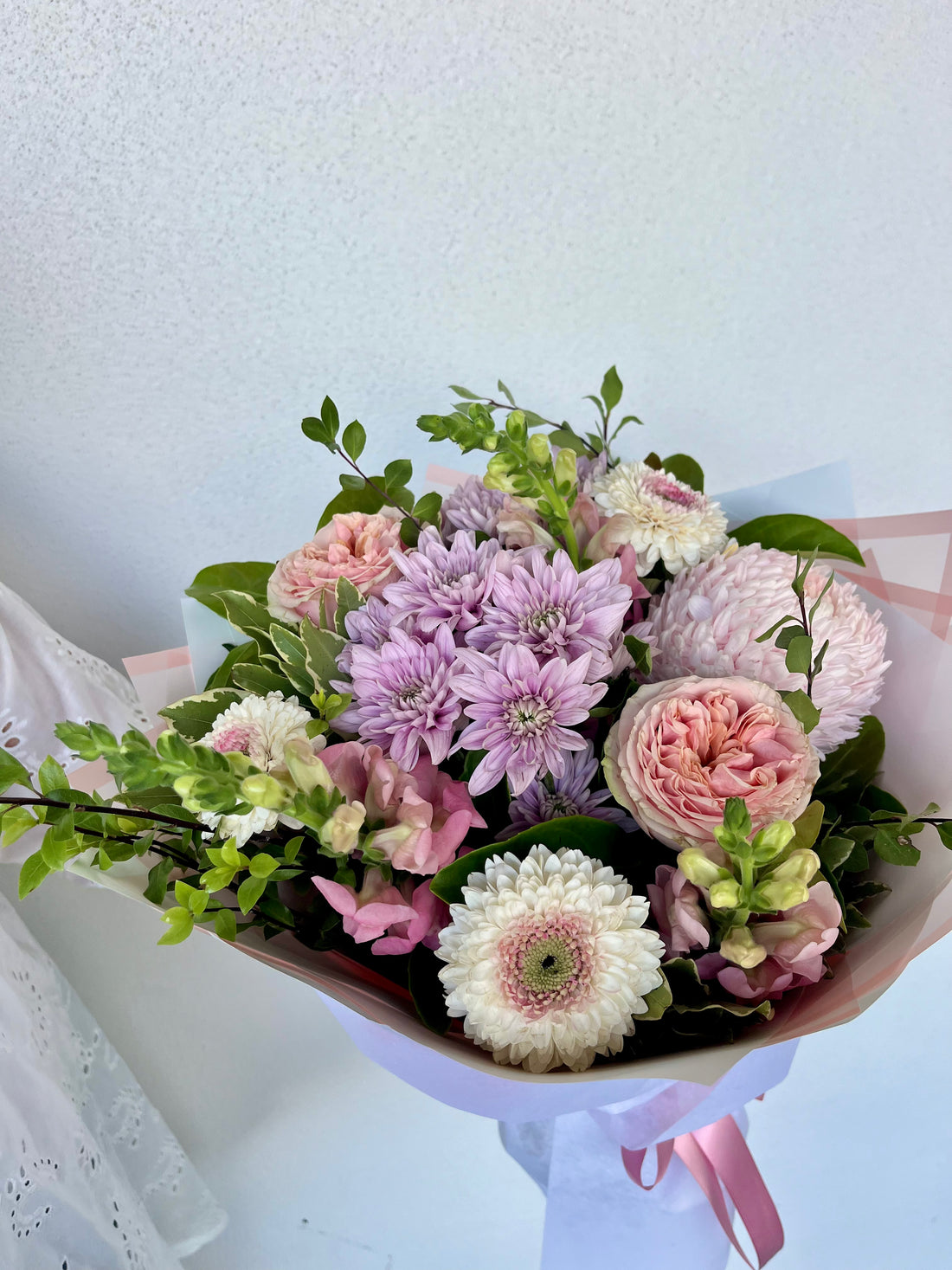 Pastel Pink Bouquet for Mum. Bloom and Rocket Florist, Brisbane.