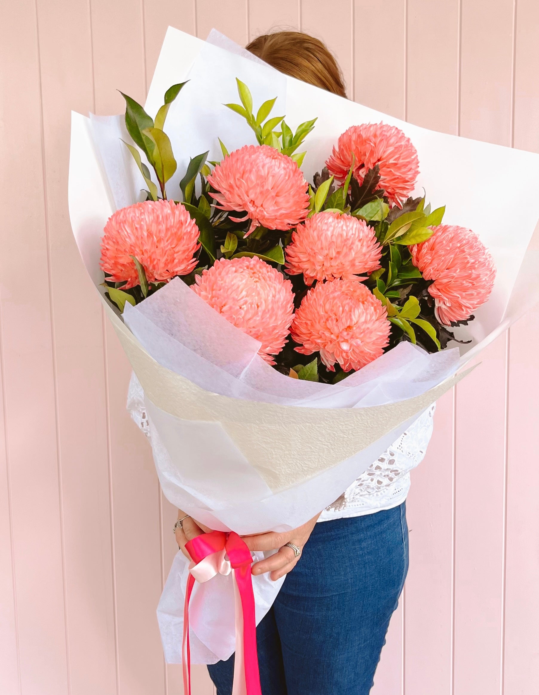 Pink disbuds. Fresh flower delivery. Taringa, St Lucia, Auchenflower, Milton and Toowong. 