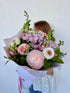 Bouquet of pink and white flowers. Mother&