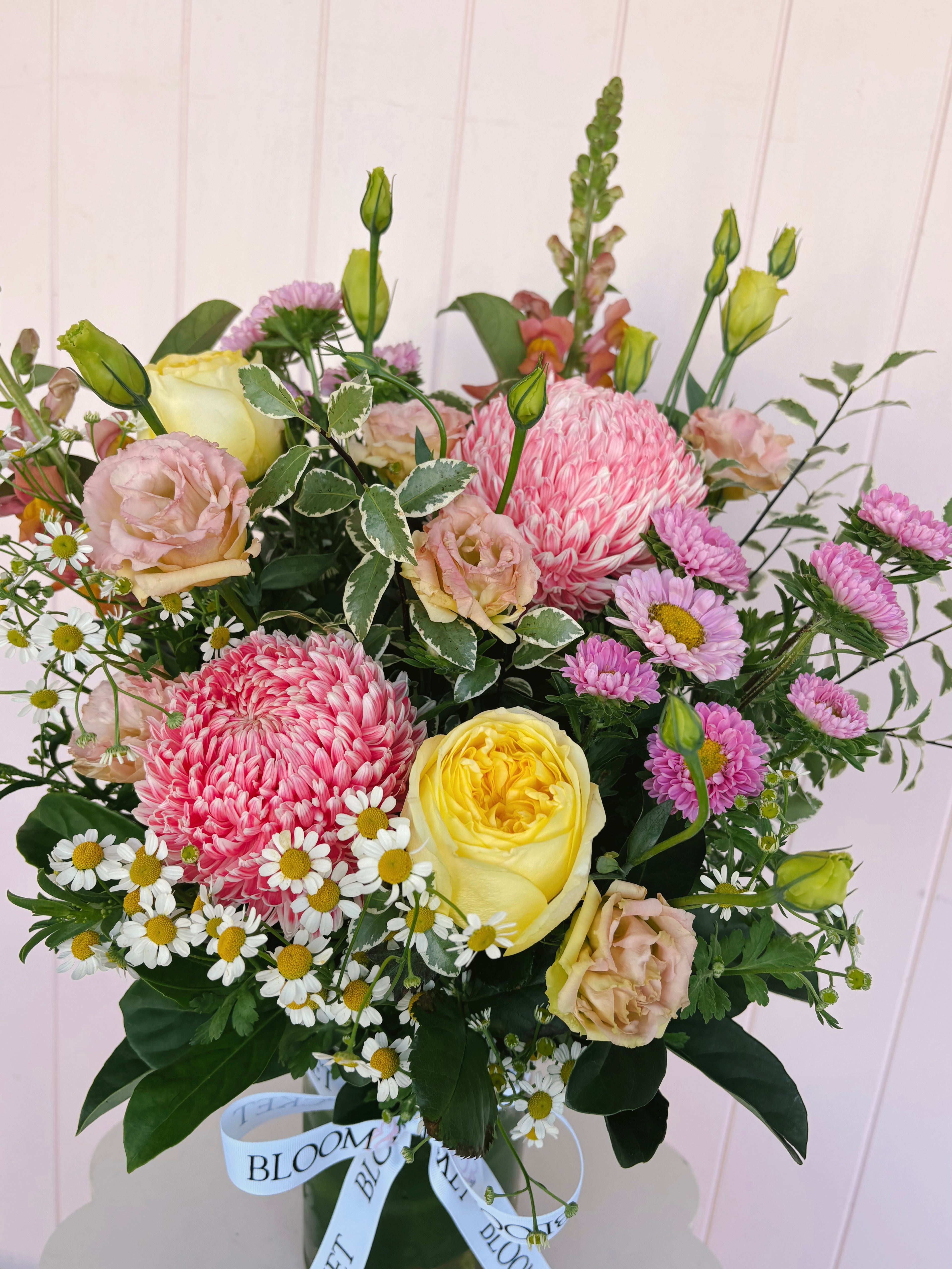 Spring Vase, bright flowers. Bloom and Rocket Florist. Brisbane flower delivery. Send flowers same day. 